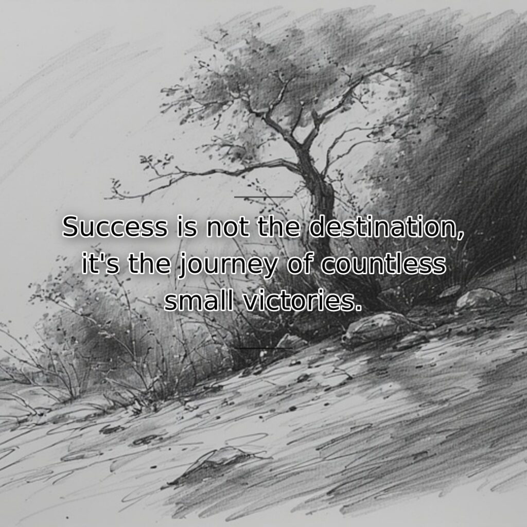 This quote reminds us that achievement isn't merely about reaching a final… quote