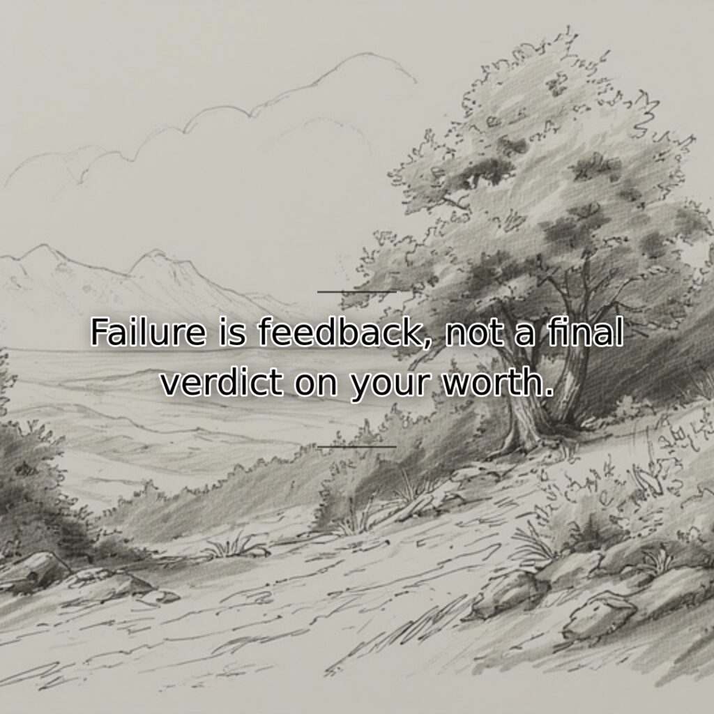 Setbacks provide valuable information about what needs adjustment, not evidence of personal… quote