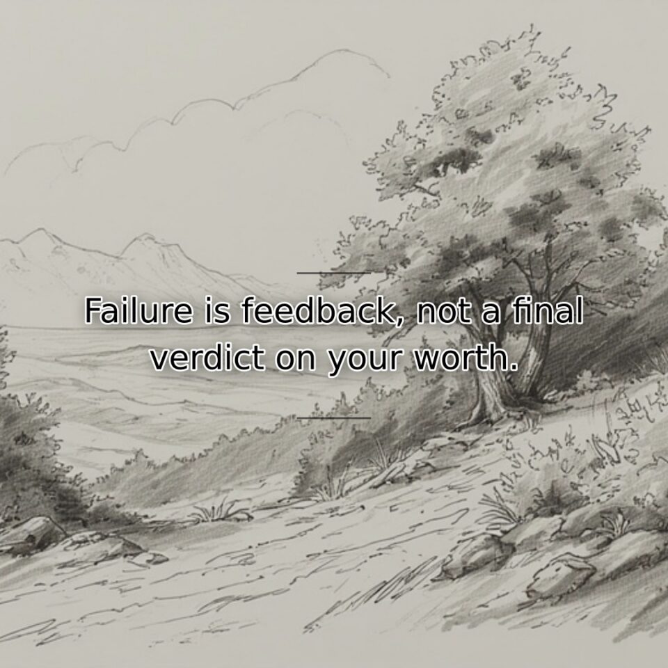 Setbacks provide valuable information about what needs adjustment, not evidence of personal… quote