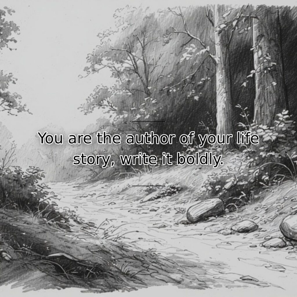 We possess creative control over how our lives unfold through our choices… quote