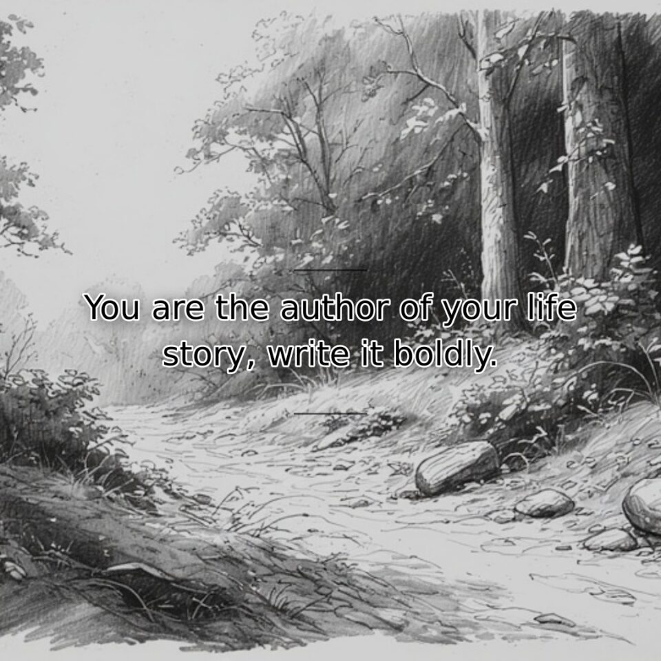 We possess creative control over how our lives unfold through our choices… quote