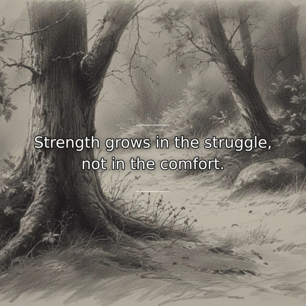 True power and resilience develop through facing challenges, not avoiding them. This… quote