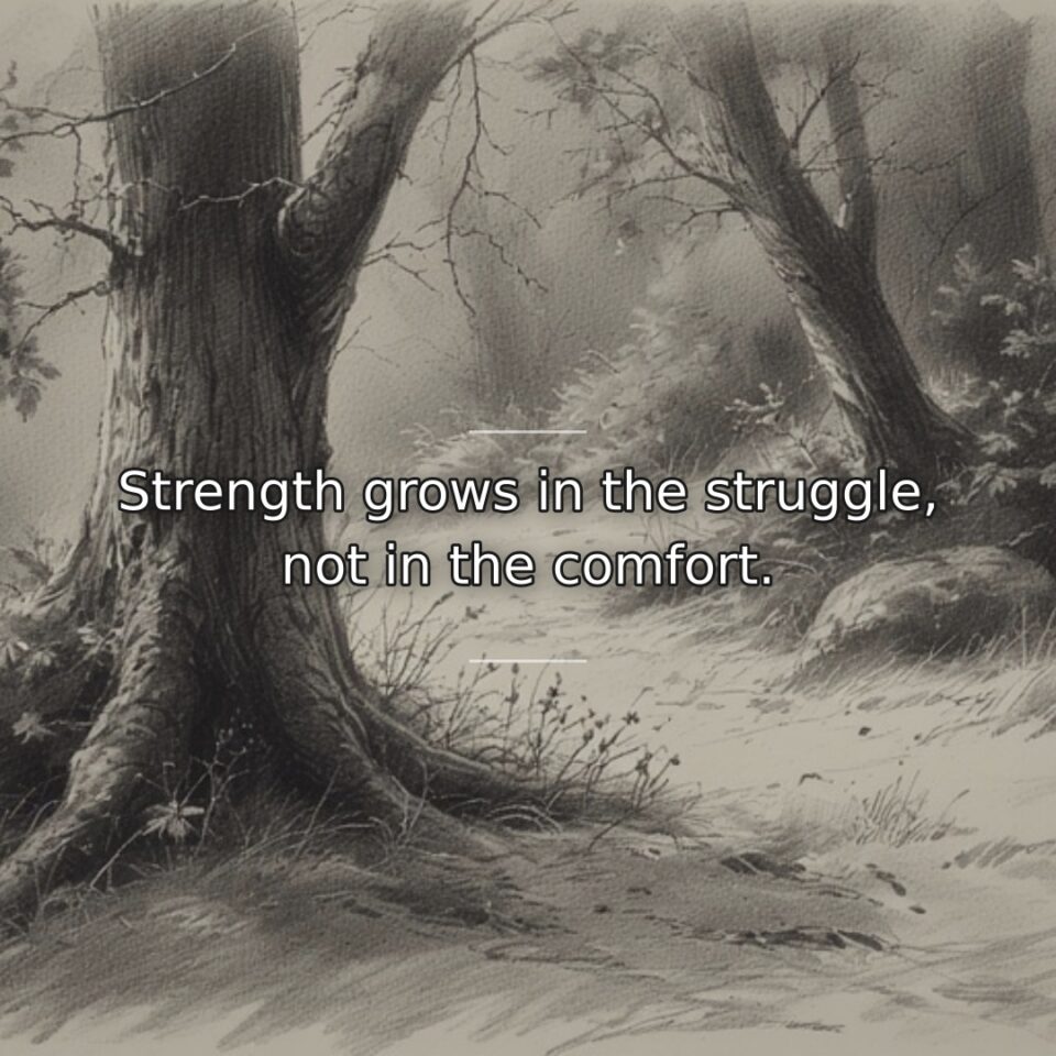 True power and resilience develop through facing challenges, not avoiding them. This… quote