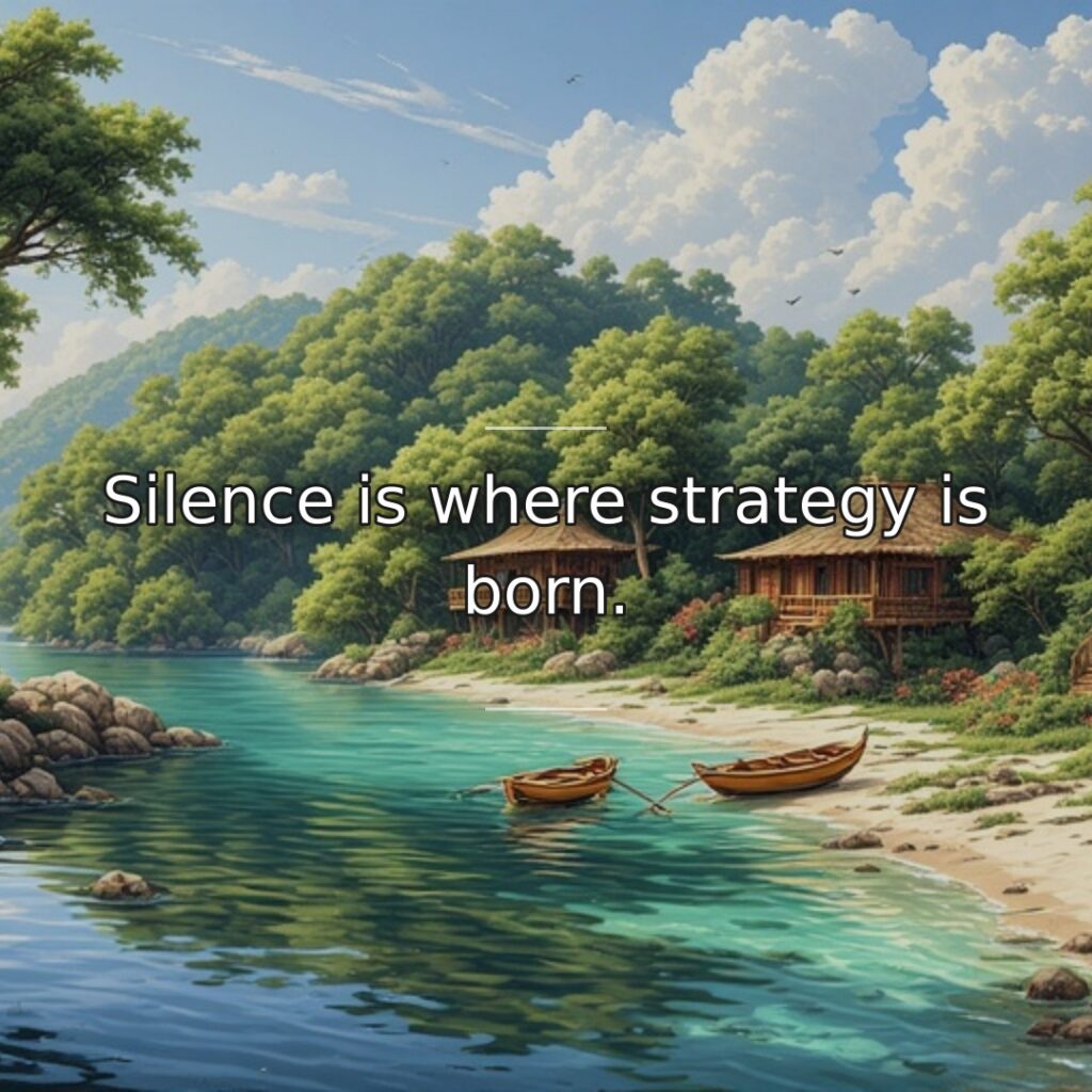Noise drowns ideas; quiet amplifies them. Turn off the podcasts, the feeds,… quote