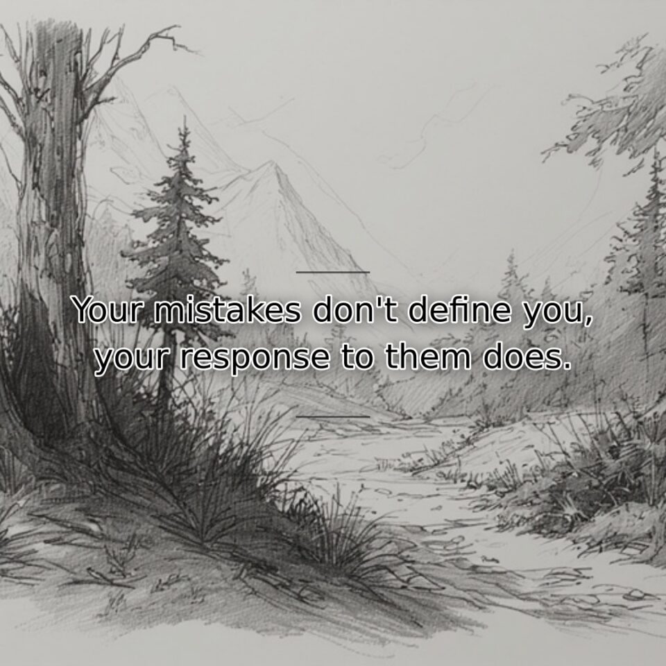 Errors are inevitable, but how we handle them reveals character and determines… quote