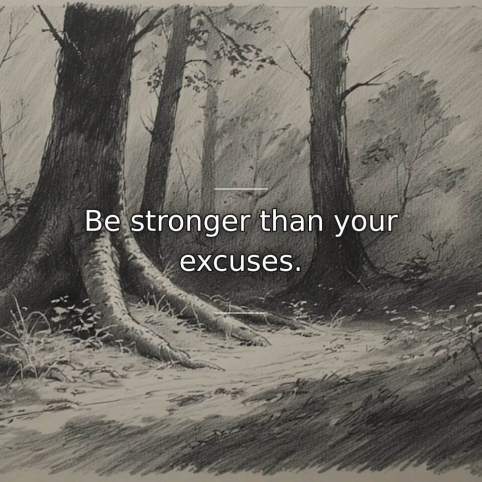 Rationalizations for inaction often overpower our commitment to goals. This quote calls… quote