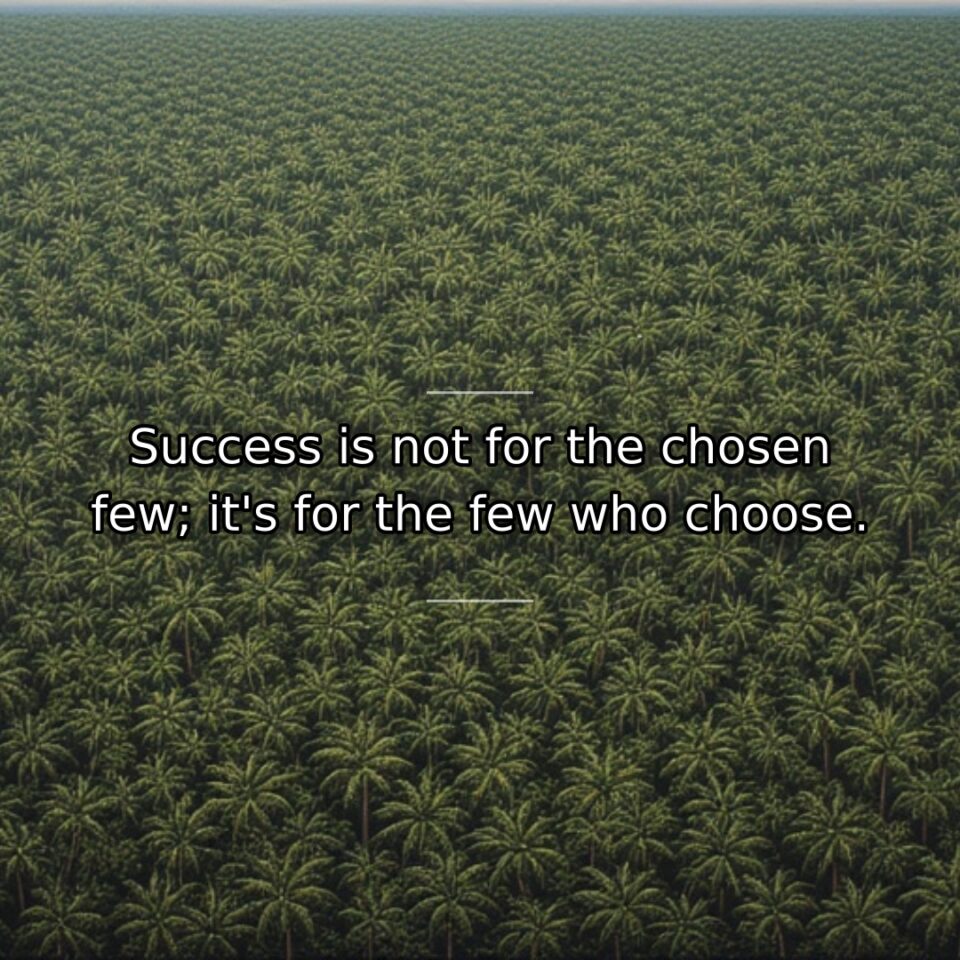 This quote challenges the myth that success is reserved for lucky, naturally… quote