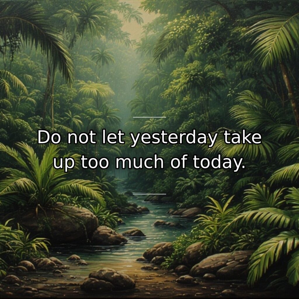 The past is fixed and unchangeable. Dwelling on it steals energy from… quote