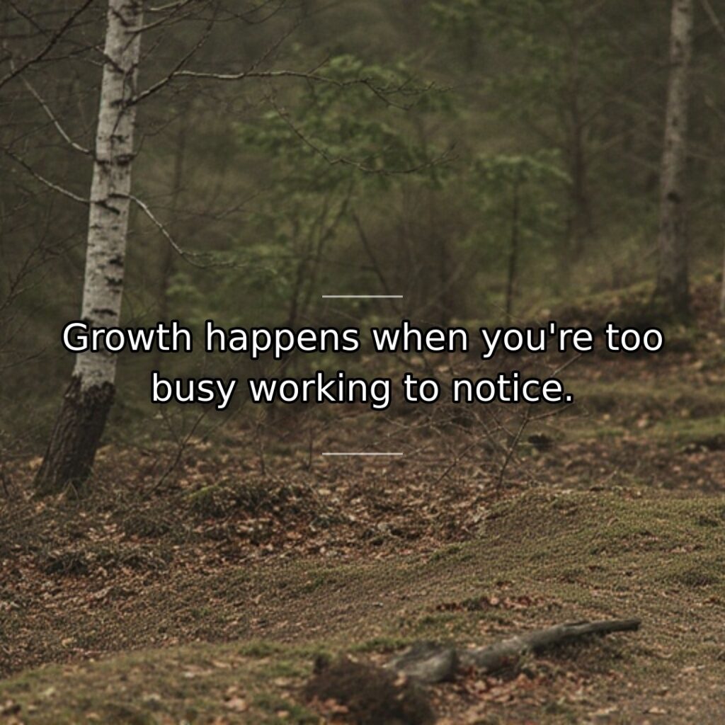 Transformation often occurs gradually through consistent action rather than dramatic moments. This… quote