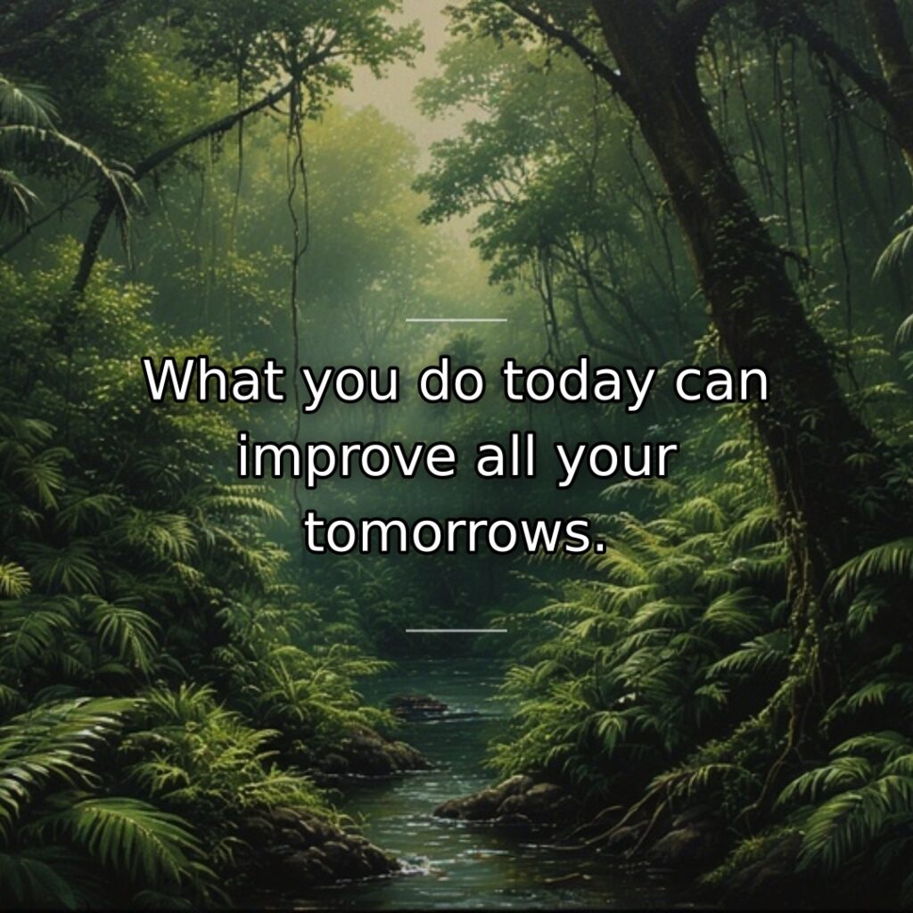 Every action compounds forward. One workout today does not transform your body,… quote