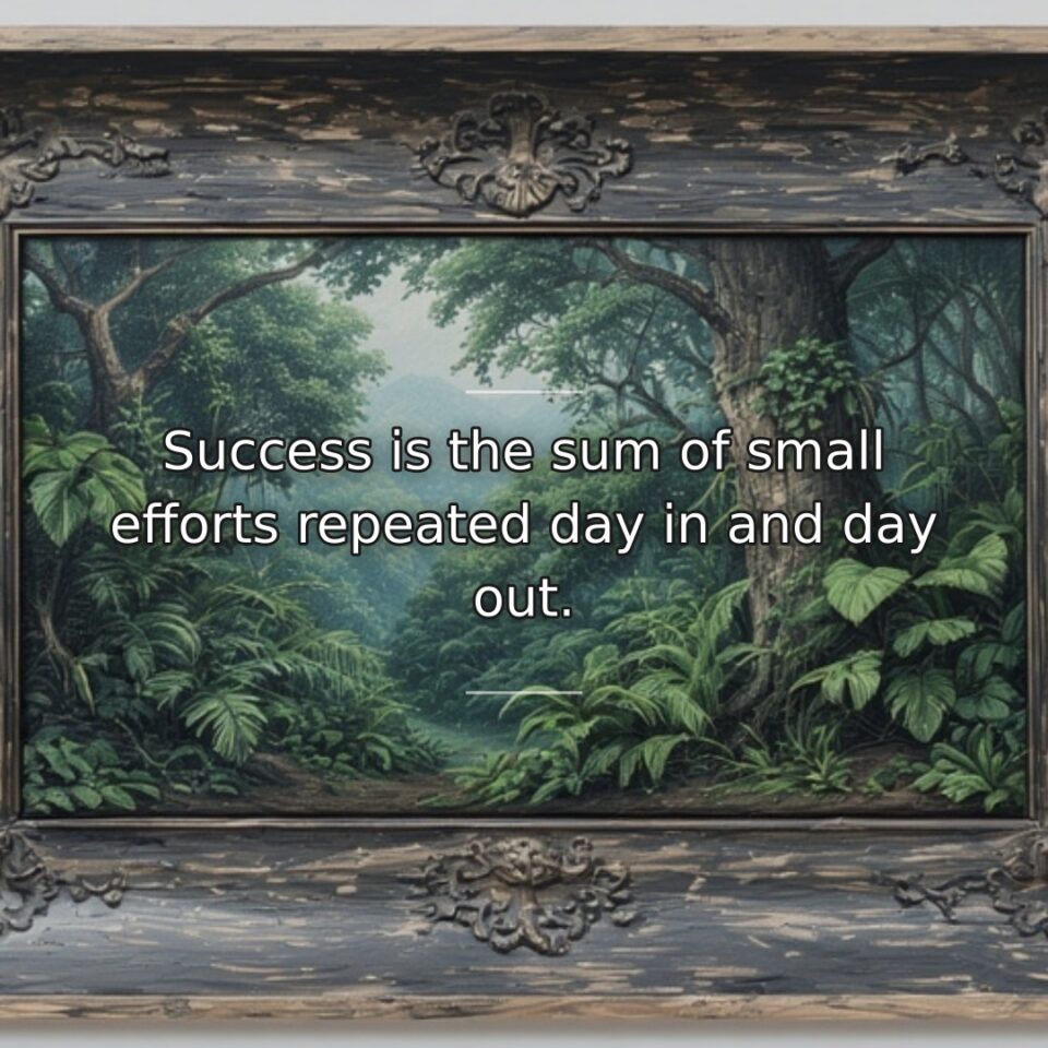 This quote challenges the myth of overnight success or single breakthrough moments… quote