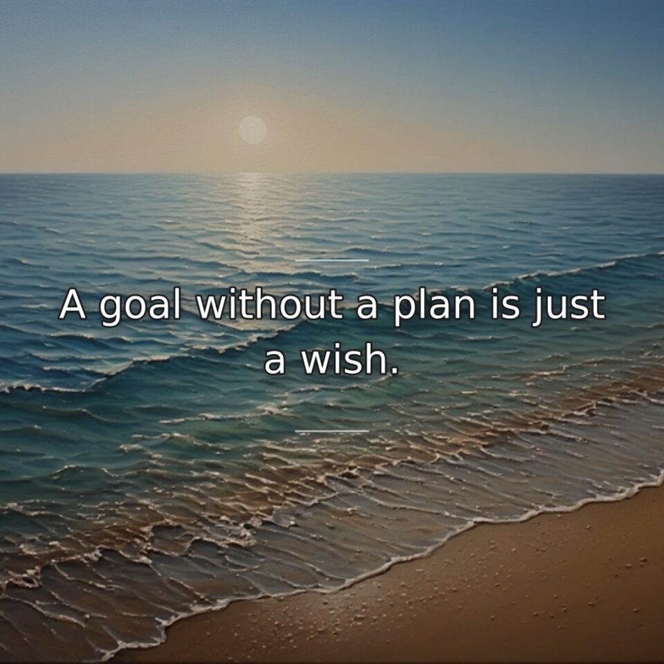 Goals and wishes differ fundamentally in their connection to action. Wishing involves… quote