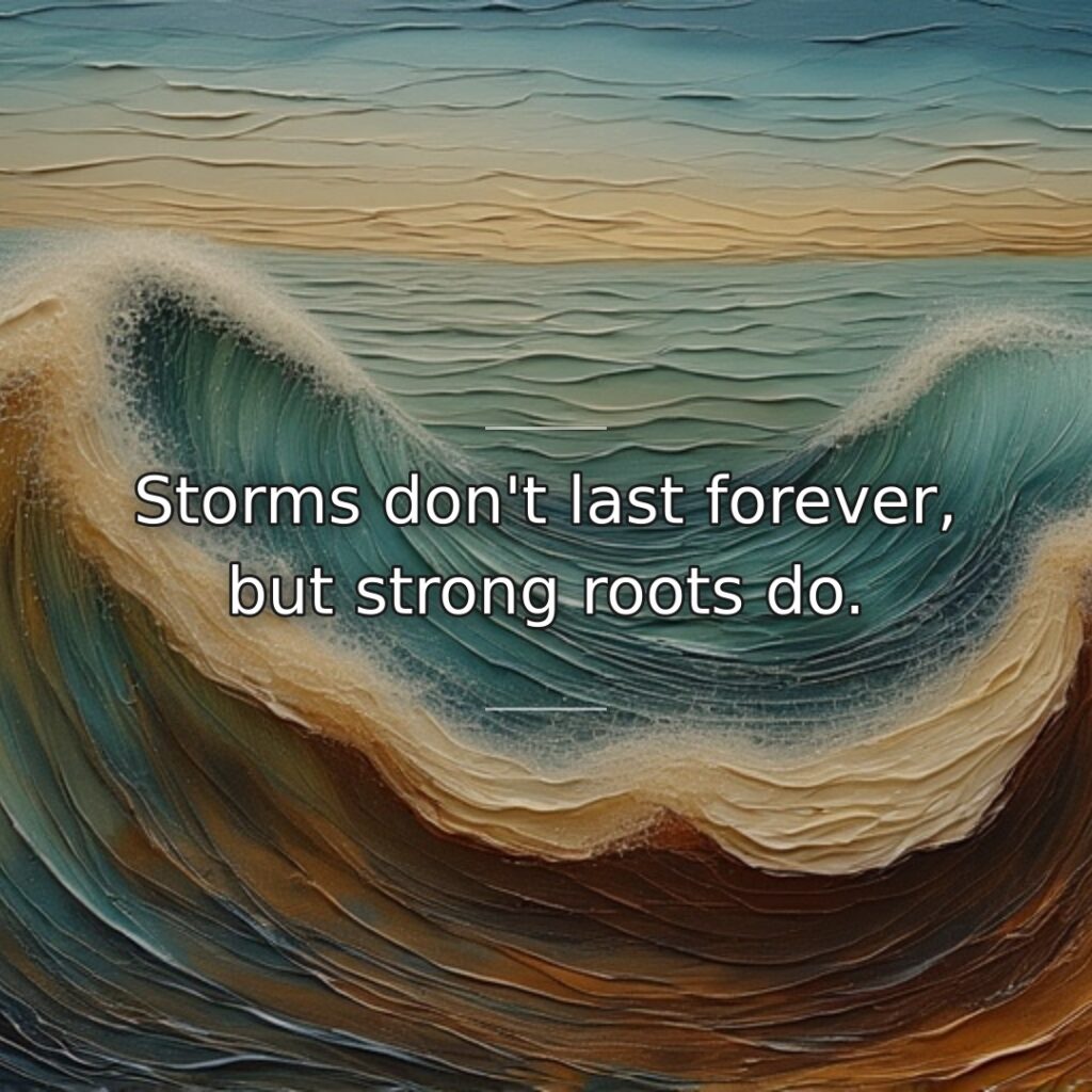 Difficult periods pass while foundations built during them endure. This quote uses… quote