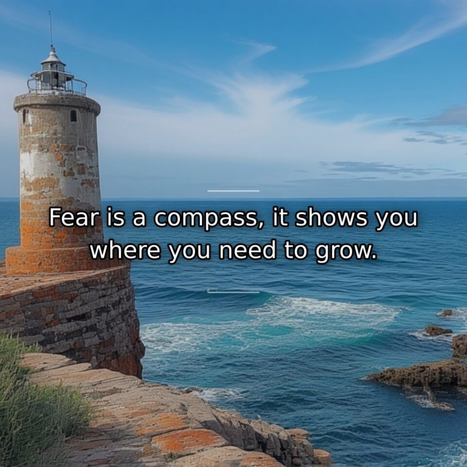 Anxiety often indicates edges of comfort zones where development awaits. This quote… quote