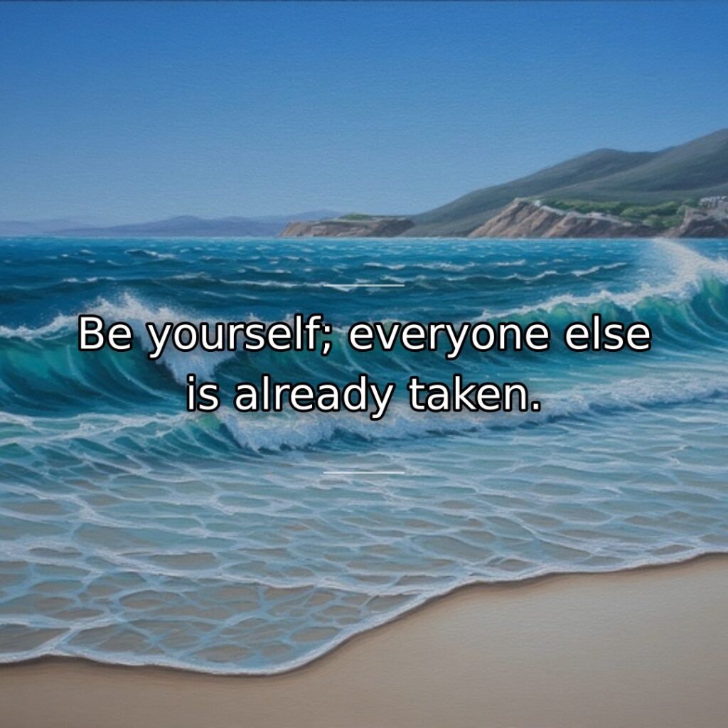 Authenticity is both liberating and strategic. This quote reminds us that trying… quote