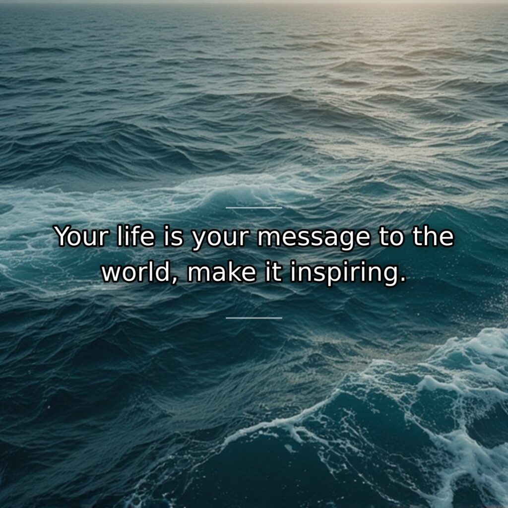 How we live communicates values and possibilities more powerfully than words. This… quote